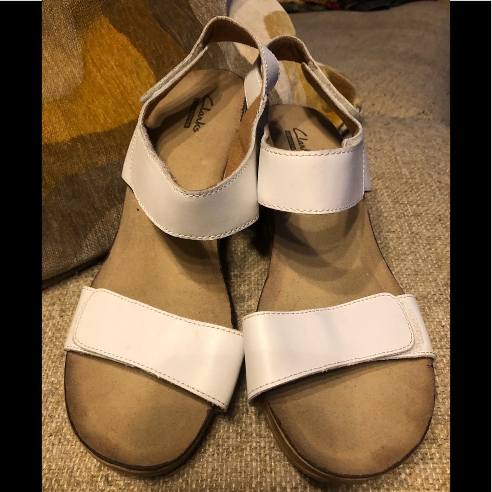 Clark’s Sandals, EUC, adjustable straps, sz 9.5,